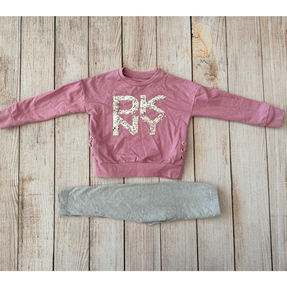 Girls Size 4 DKNY 2 Piece Set